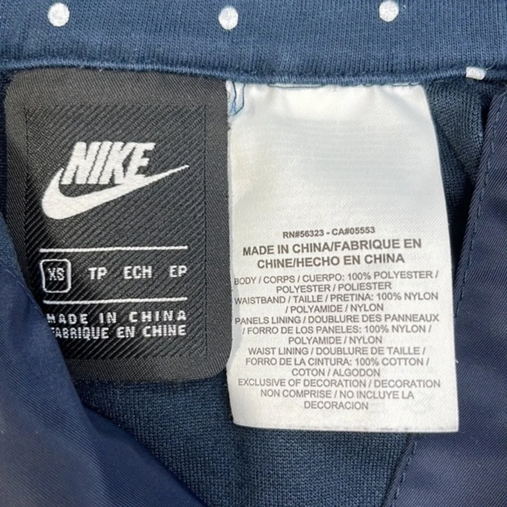 Nike NSW Streetwear High Waist Zip Up Dark Obsidian Skirt Size XS